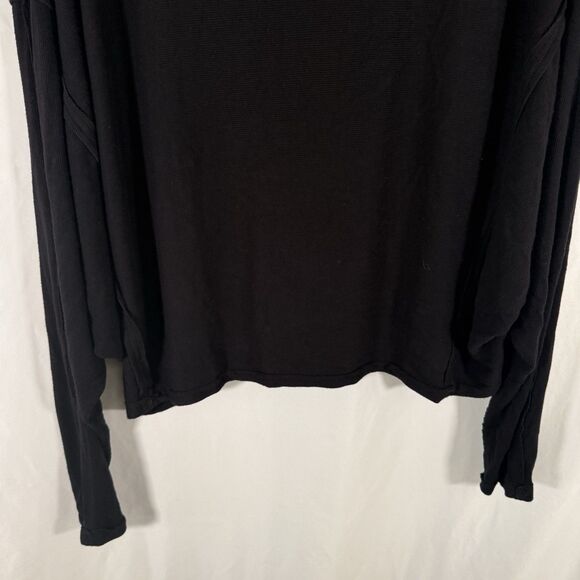 We the Free Sweater Women's Medium Black Turtleneck Long Sleeve Pullover - Picture 3 of 9